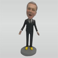 Custom yellow shoes bobbleheads