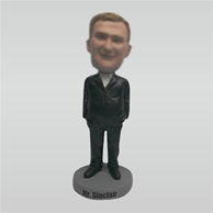 Custom black pants bobblehead