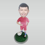 Personalized custom football bobblehead dolls