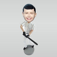 Personalized custom baseball bobblehead