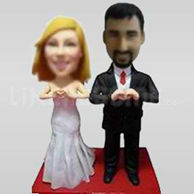 Unusual wedding cake topper-10645