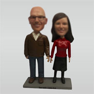 Customize couple bobblehead dolls