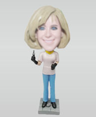 Custom Mom and pliers bobbleheads