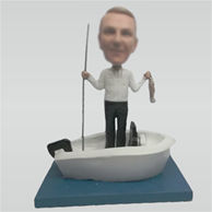 Custom fishing bobbleheads