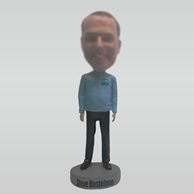 Personalized Custom casual man bobbleheads