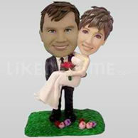 Bobblehead wedding cake toppers-10672