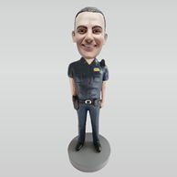 Custom police man bobbleheads