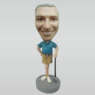 Personalized custom golf bobble heads