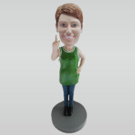 Custom basketball woman bobble heads