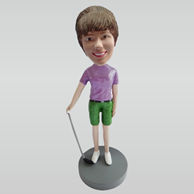Personalized custom golf bobblehead doll