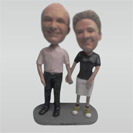 Personalized custom couple bobble heads