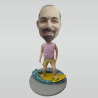 Custom Surfing bobble heads