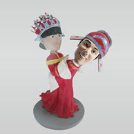 Customized wedding bobblehead doll