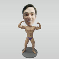 Custom strong man bobblehead