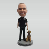 Custom Police and the Hound bobbleheads