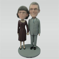 Custom Dad and Mom bobbleheads