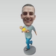 Custom super Dad bobbleheads