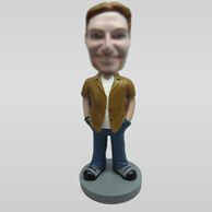 Customized Leisure man bobblehead