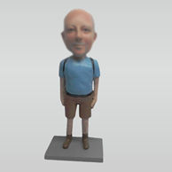 Personalized Custom Leisure man bobblehead doll