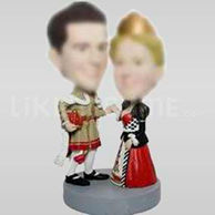 King and Queen Theme Bobbleheads-10720