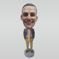 Custom office male bobbleheads