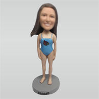 Custom girl bobbleheads