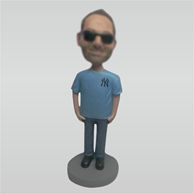 Customize casual man bobble heads