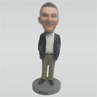 Customize casual man bobblehead dolls