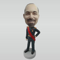 Custom Military officer bobble heads