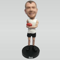 Personalized custom Rugby bobble head