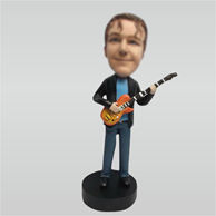 Custom play Bass bobblehead