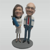 Personalized custom couple bobble head