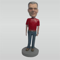 Personalized Custom Relaxing man bobblehead dolls