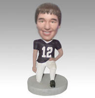 Personalized custom Rugby player bobblehead dolls