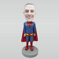 Personalized custom super man bobbleheads