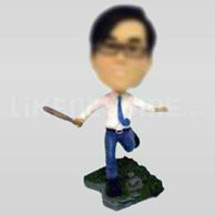 Custom Bobblehead Stick Ball-10777