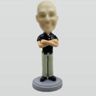 Custom casual man bobble head