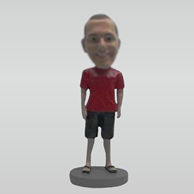 Custom casual bobble head