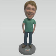 Custom casual bobblehead