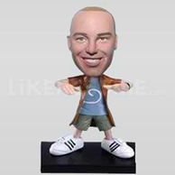 Custom  Man  Bobblehead Working Out-10787