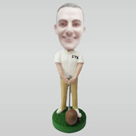 Personalized custom male golf bobbleheads