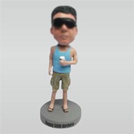 Custom casual bobblehead doll