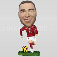 Custom Bobblehead Rugby Running-10794