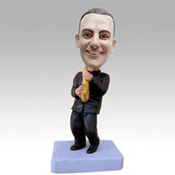 Personalized custom sax bobbleheads