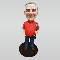 Personalized custom musician bobbleheads