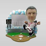 Custom Bobblehead Baseball Second Base-10803