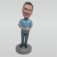 Customize casual bobble heads