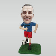 Personalized custom football player bobbleheads
