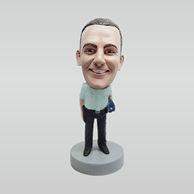 Personalized custom police bobble head