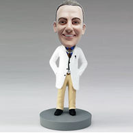 Personalized custom doctor bobblehead